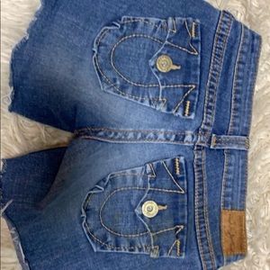 TRUE RELIGION JEAN SHORTS